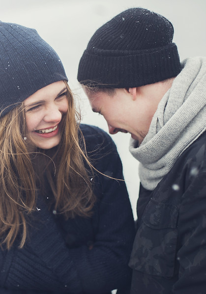 Couple Laughing