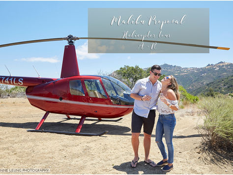 Malibu Proposal in beautiful sweeping view of mountains and ocean A + R