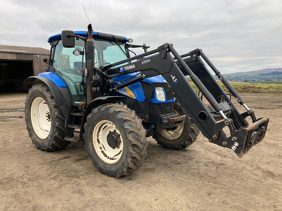 New Holland T6020 and Loader