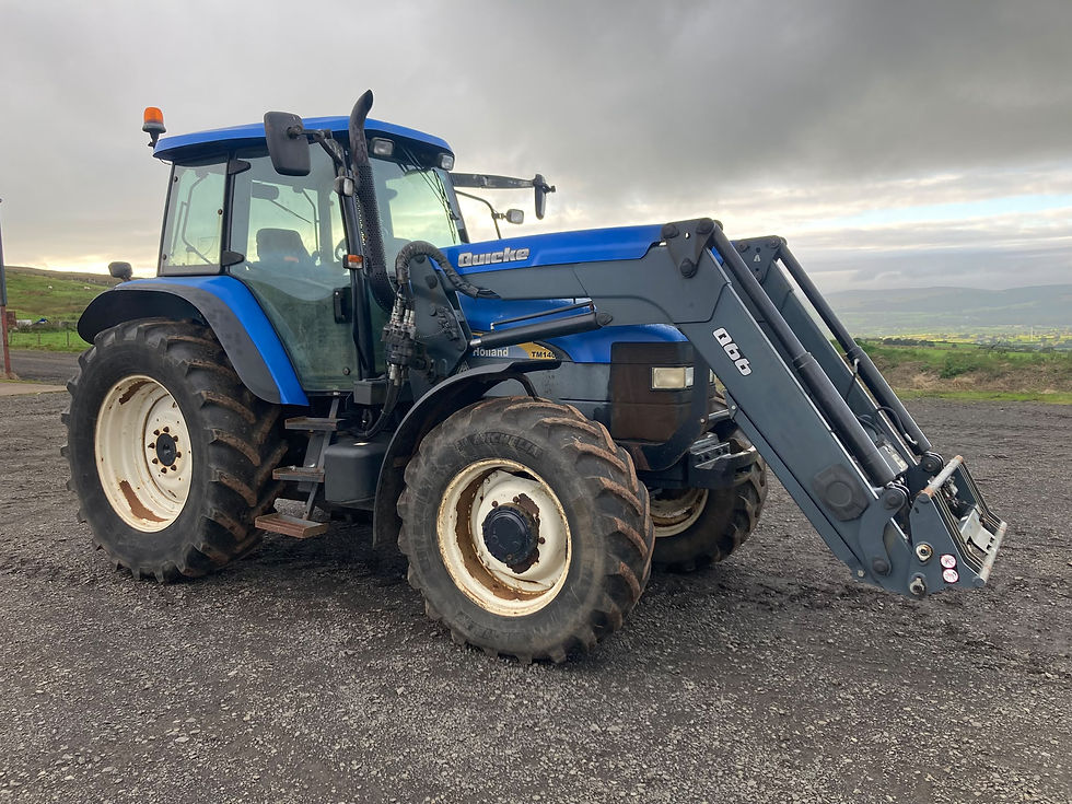 New Holland TM 140 and Loader