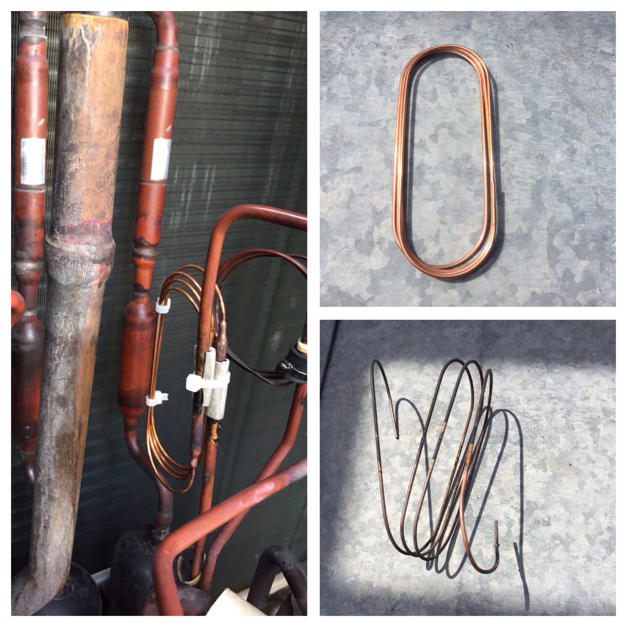 Replacement of leaking capillary tube