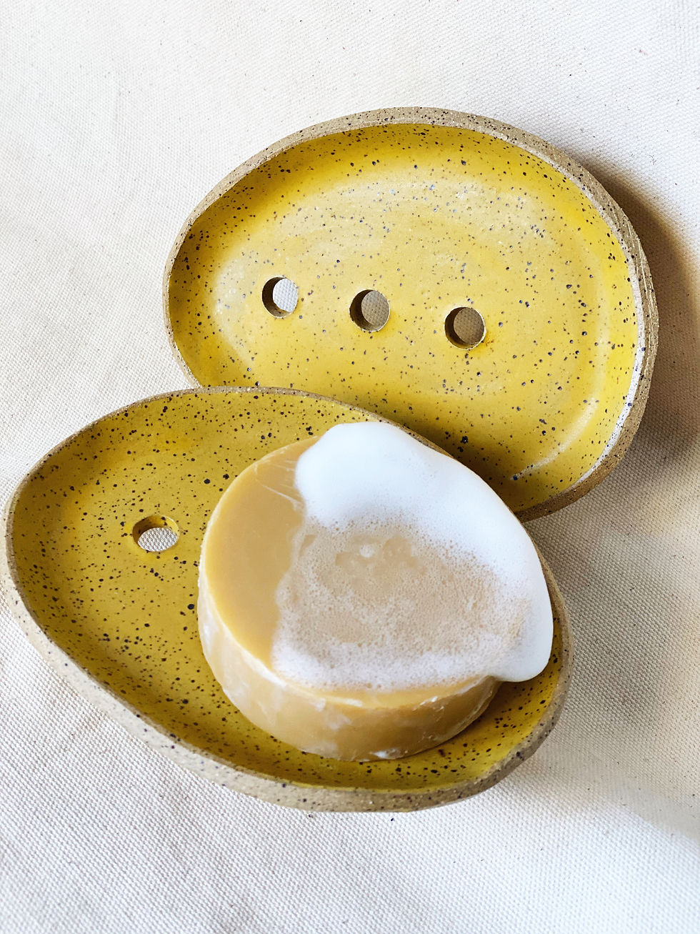 Thumbnail: Soap Dish in turmeric