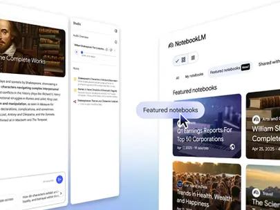 Google、AIノートツール「NotebookLM」にコンテンツ共有機能を追加