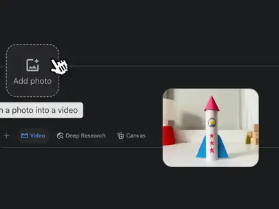 Googleの生成AI Gemini、写真とテキストで動画制作が可能に