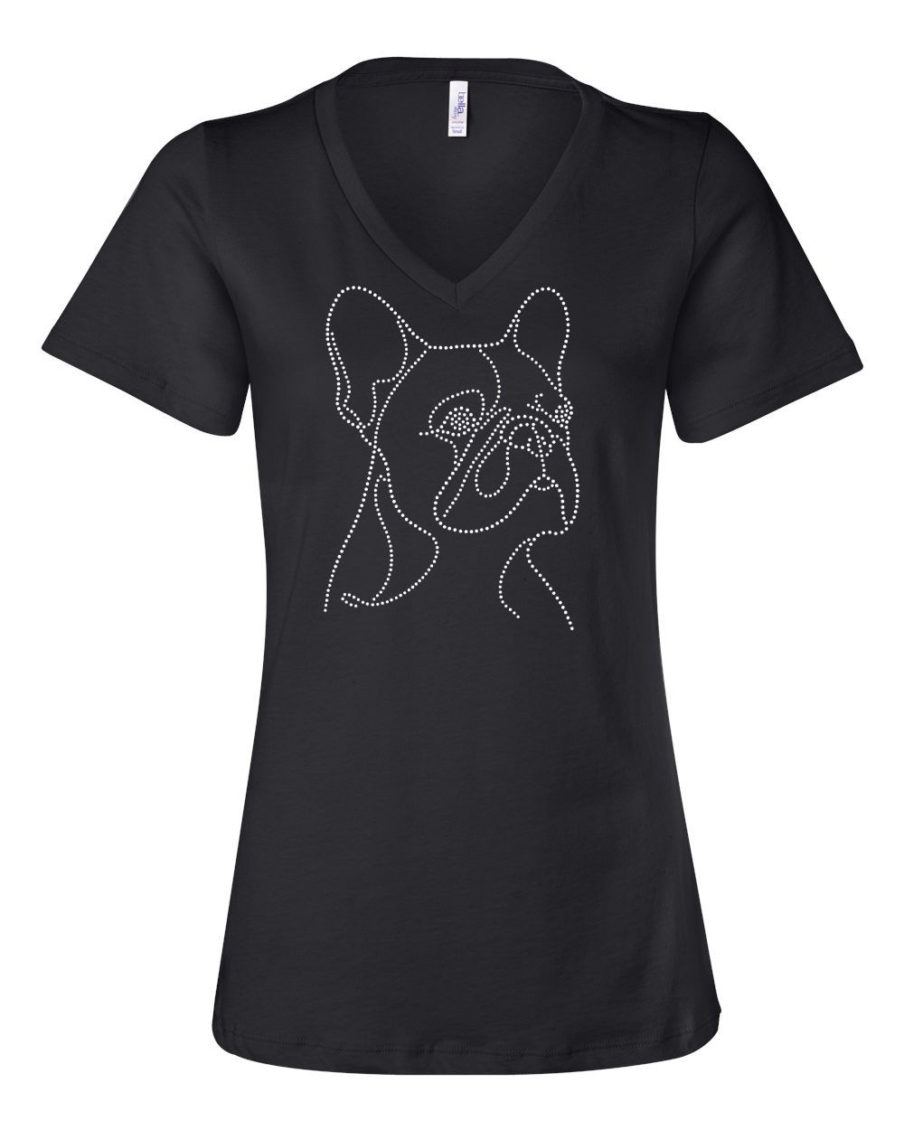 French Bulldog Face Bling Shirt