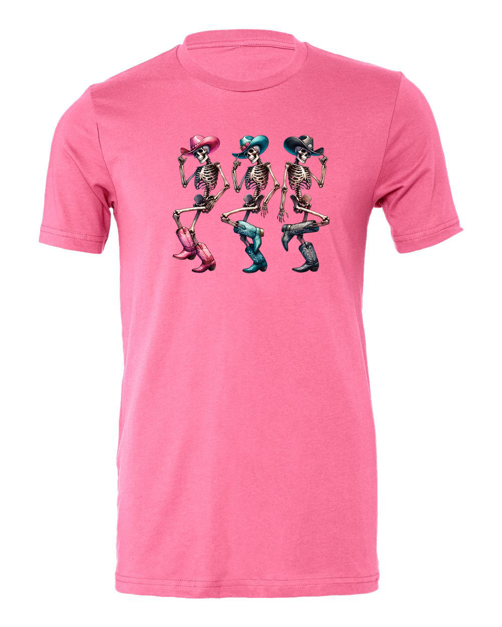 Dancing Skeletons Halloween Unisex Tee
