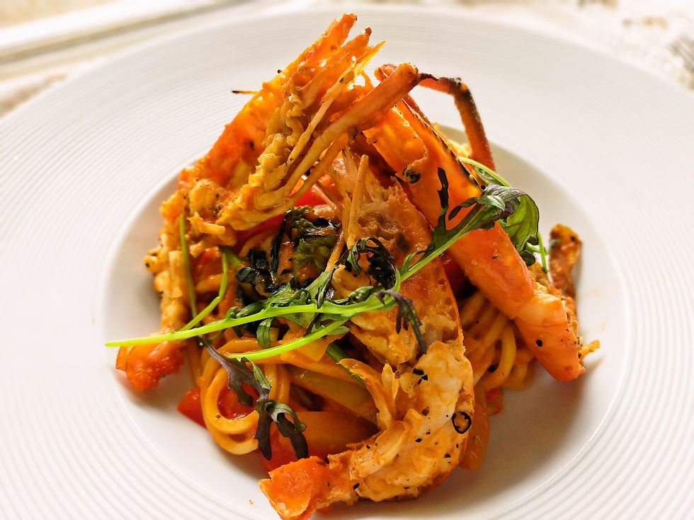 Arranged Food and Objects