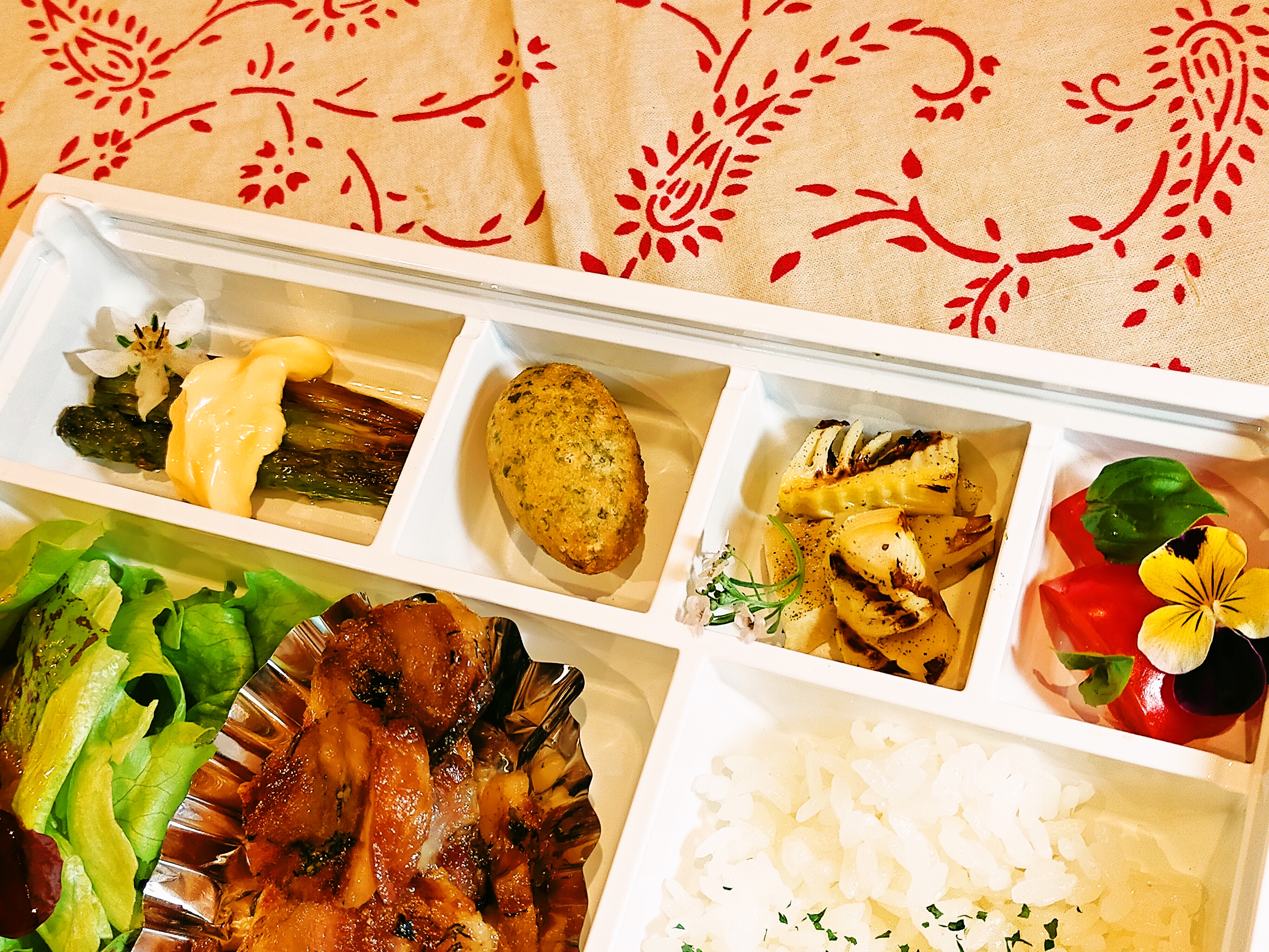 Arranged Food and Objects