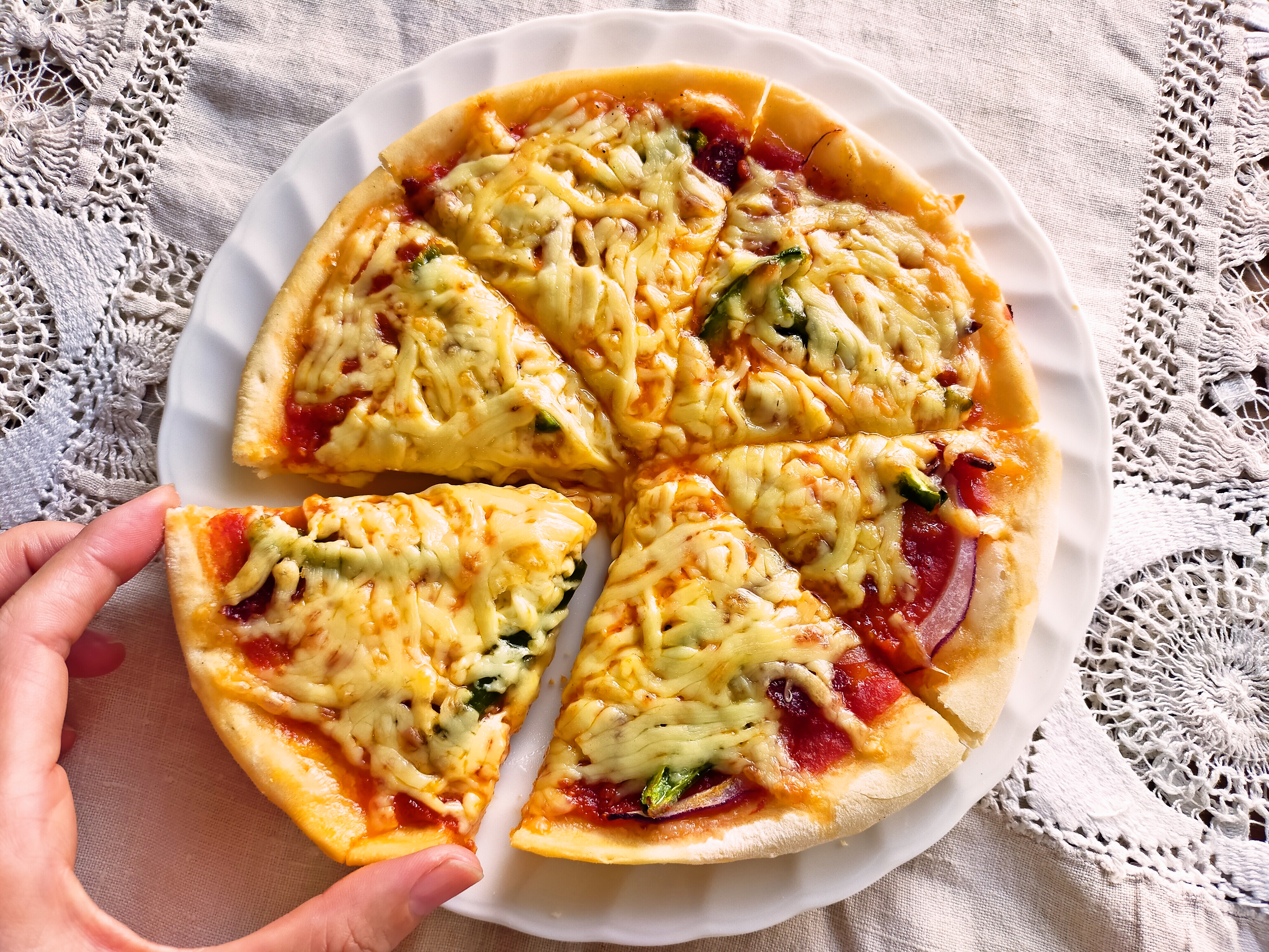 Arranged Food and Objects