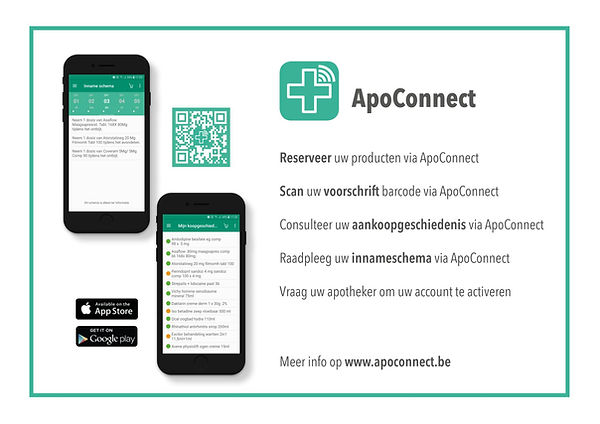 ApoConnect Flyer A4 formaat voor A4 prin