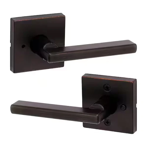 Halifax Square Door Handle with Lock | Mastercraft Wood & Hardware