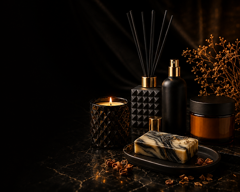 Nova Nest AU candle, diffuser, mist, body cream and ritual soap collection