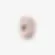 Pandora Rose gold-plated clip with clear cubic zirconia and silicone grip