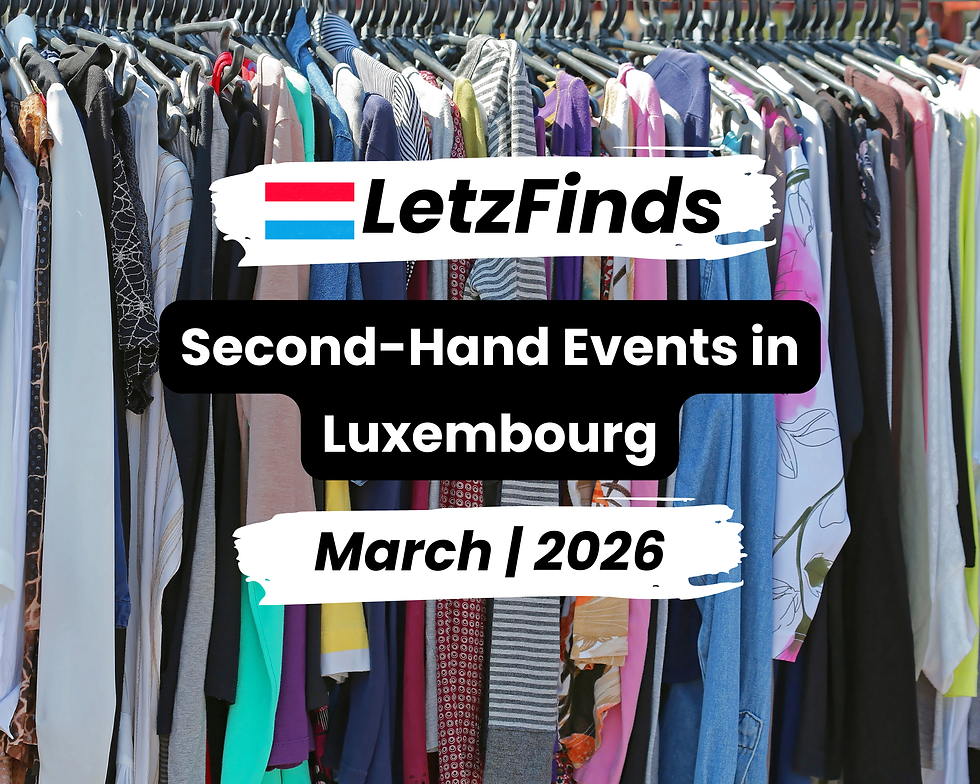 Second-Hand Events in Luxembourg This March: Markets, Swaps & Family Sales