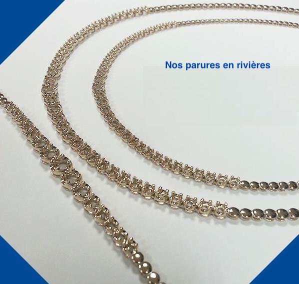 Parures en rivière
