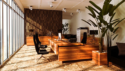Interior office 3d render