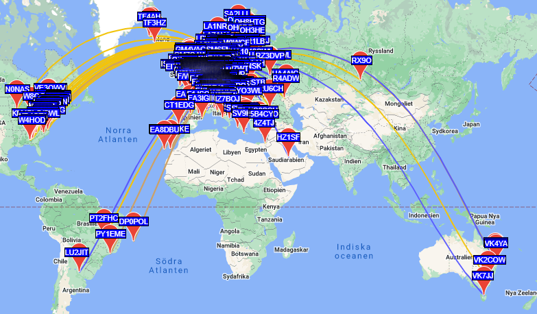 12h WSPR test with new Skyloop antenna content media