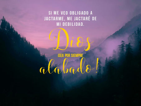 ¿De qué debo jactarme?