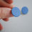 Thumbnail: Porcelain Stud Earrings, Sky Blue