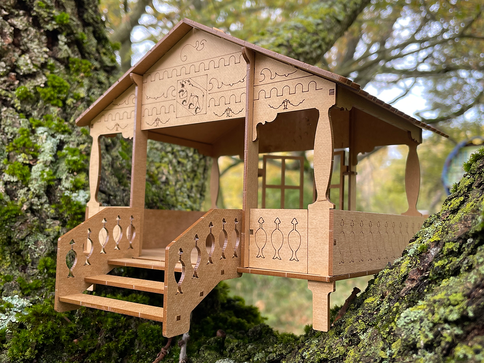 Miniature : PAVILLON ALPIN | Mini-chalet en bois