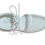 Thumbnail: White Peek-A-Boo Mesh toe shoe