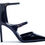 Thumbnail: Black Two strap Logo Buckle Pump
