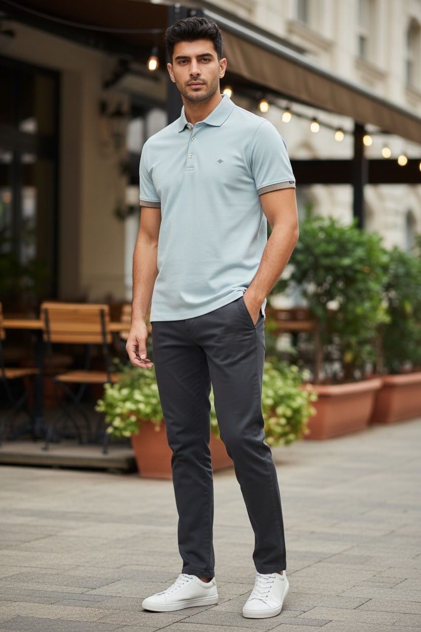 Thumbnail: Baileys Polo Shirt, Light Blue
