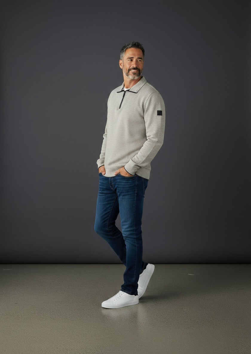 Thumbnail: Casa moda half zip