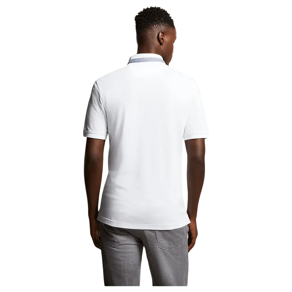 Thumbnail: Bugatti Grandfather Collar Polo, White