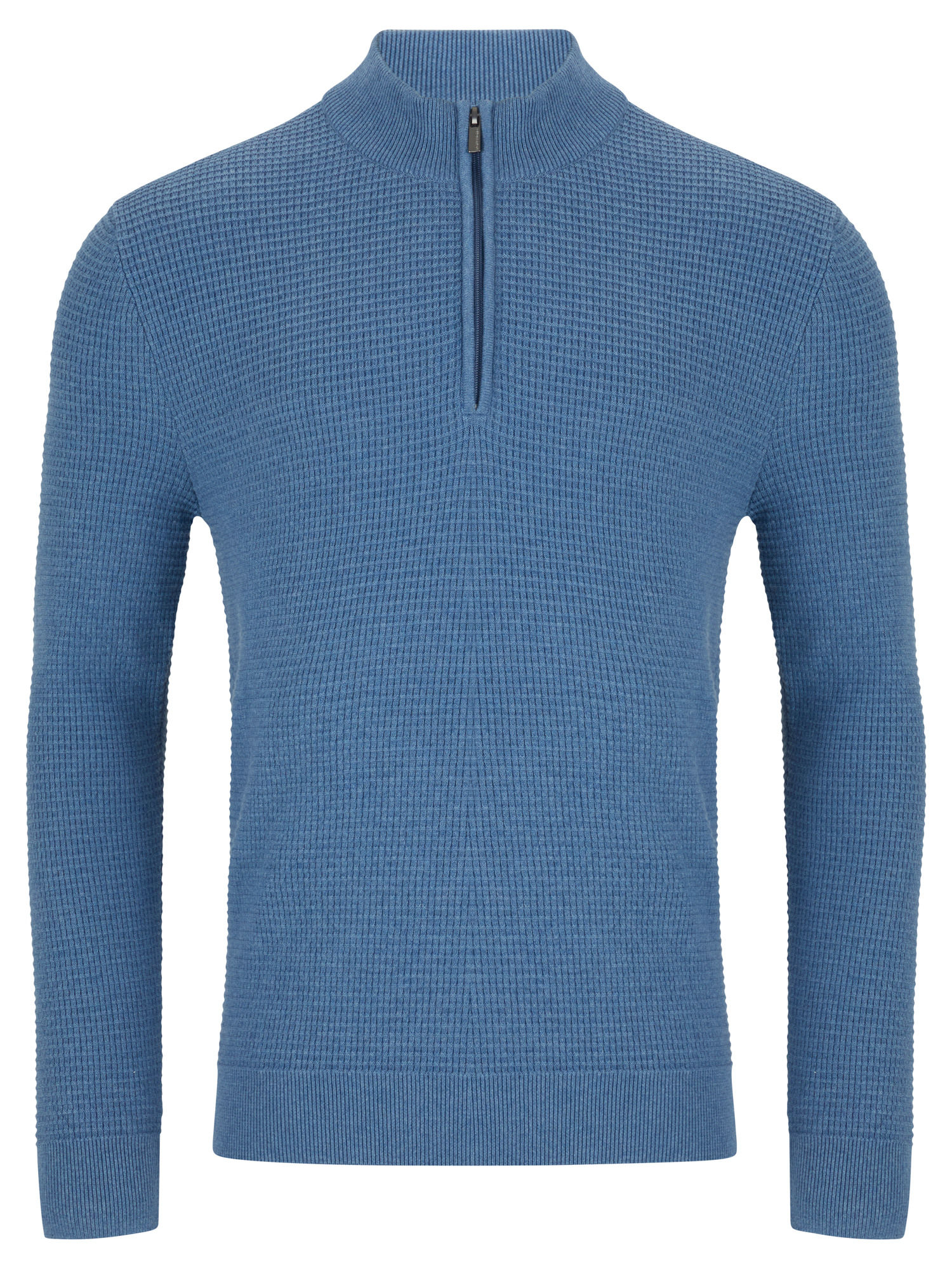 Remus Uomo Sky Blue 1/2 Zip Sweater