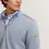 Thumbnail: Bugatti Half Zip, Blue with Tan Trim