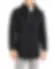 White Lebel Mens Hayes Water Repellant Overcoat Black