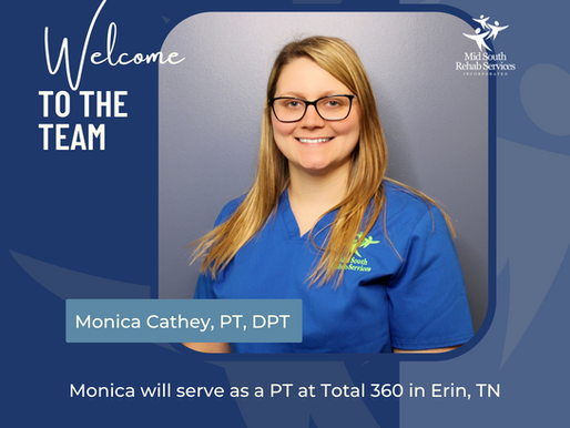 360 Total Rehab in Erin, TN is pleased to announce Monica Cathey, DPT, PT