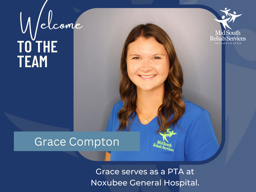 Noxubee General Hospital Welcomes Grace Compton, PTA