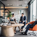 one on one session in an office