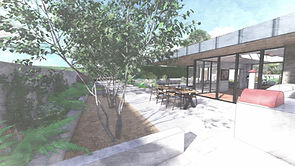 A modern country garden_