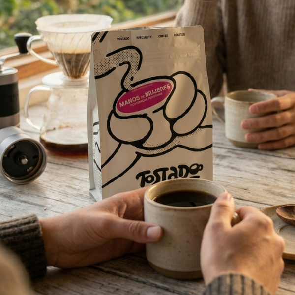Manos de Mujeres Premium Honduras Beans Coffee (250g) Situation