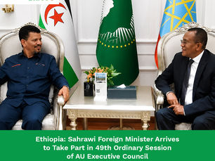 Ethiopia: Sahrawi Foreign Minister Arrives to Take Part in 49th Ordinary Session of AU Executive Council