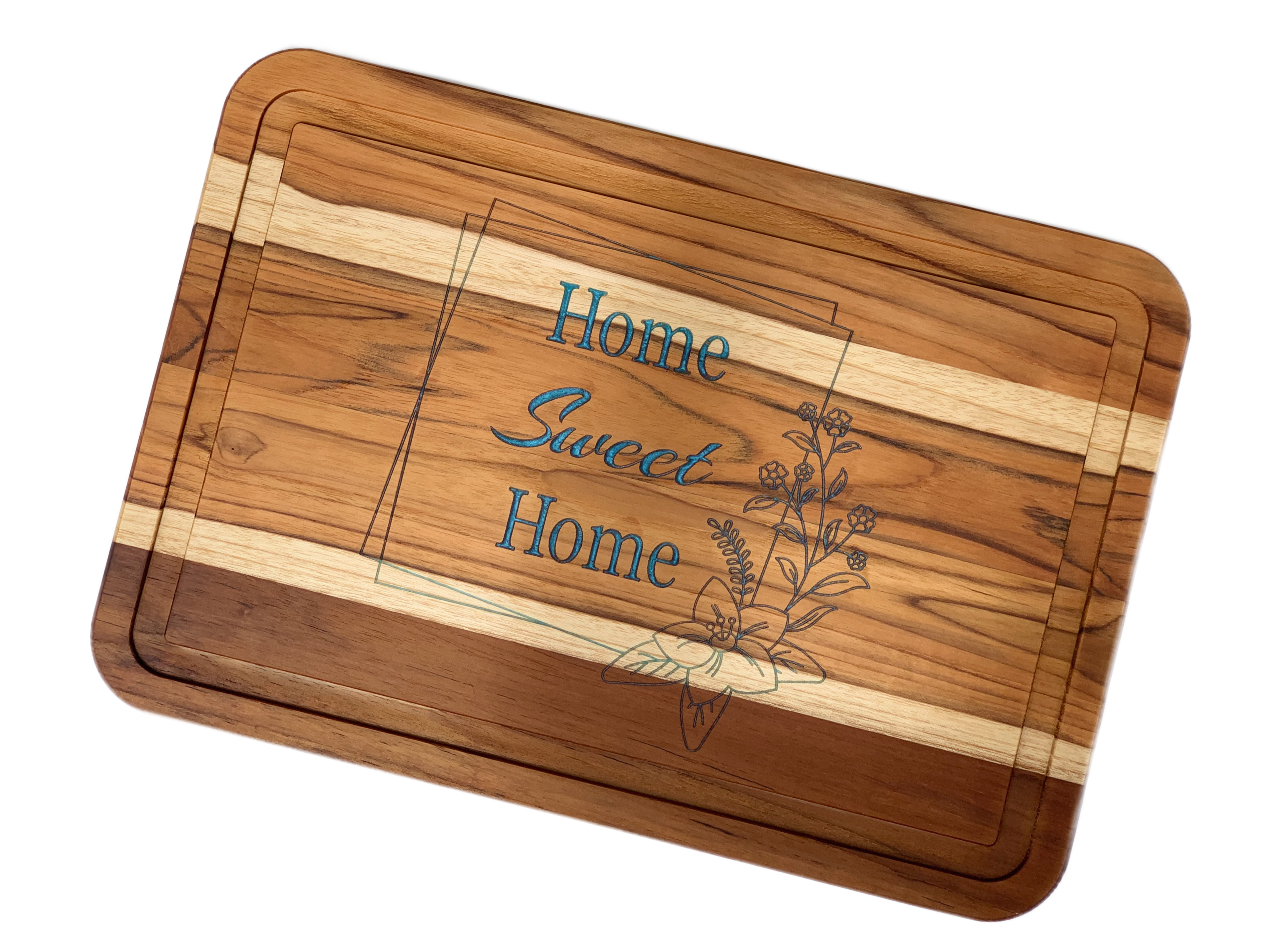 Custom Engraved Teak Cutting Board