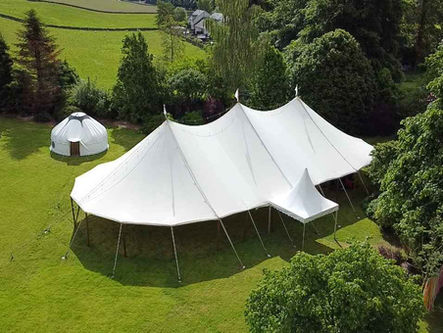 Luxury Pole tent wedding - Thornhill, Dumfries Scotland