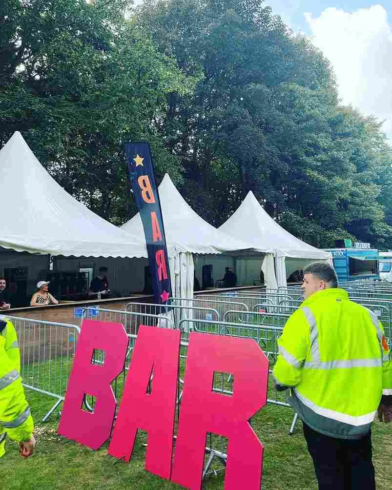 festival marquee