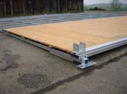 Marquee subfloor