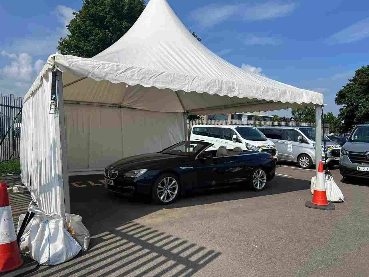 Corporate marquee hire