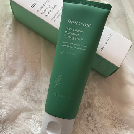 Green Barley Gommage Face Peeling Mask ~ Korean product review
