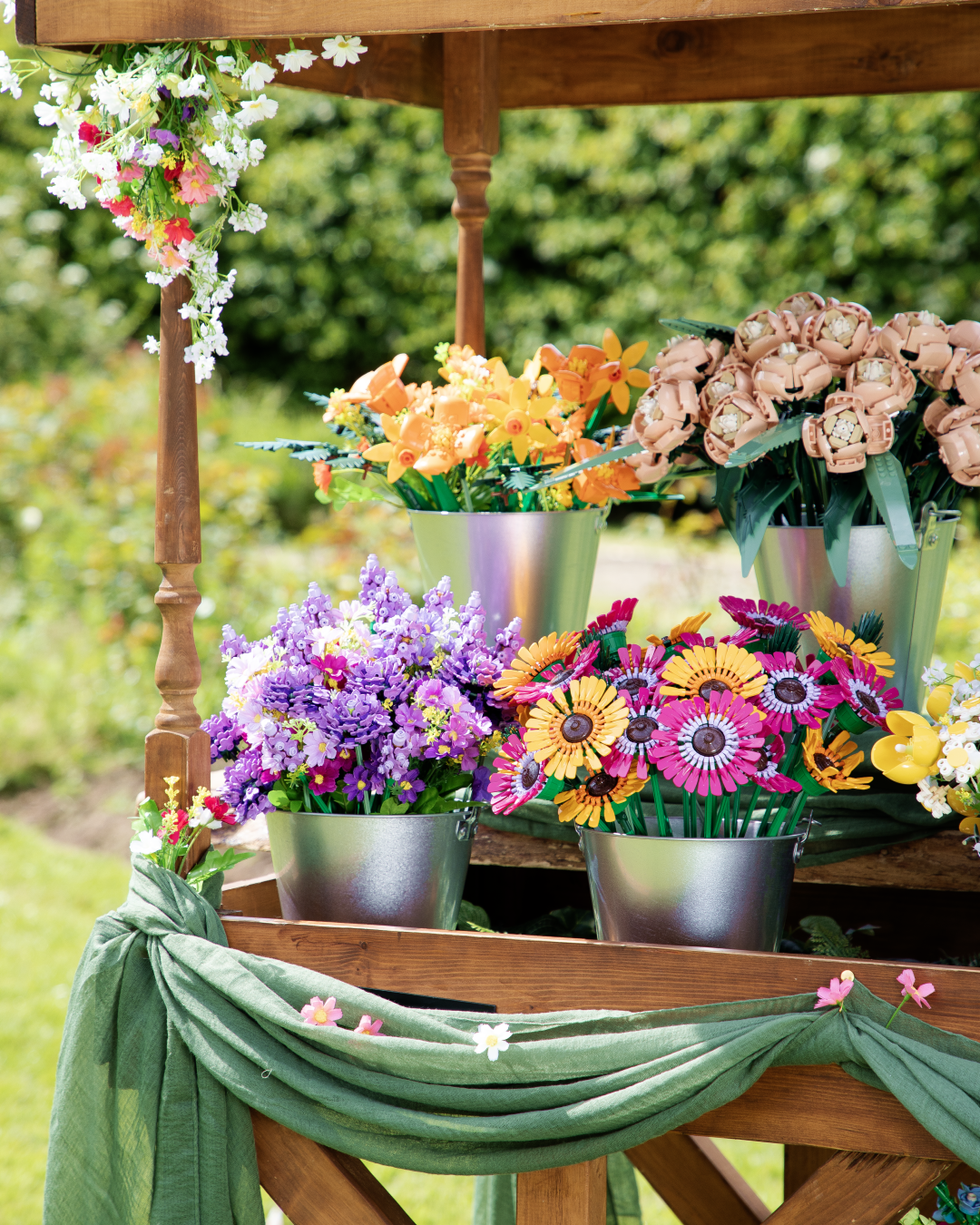 LEGO Botanical Flower Cart