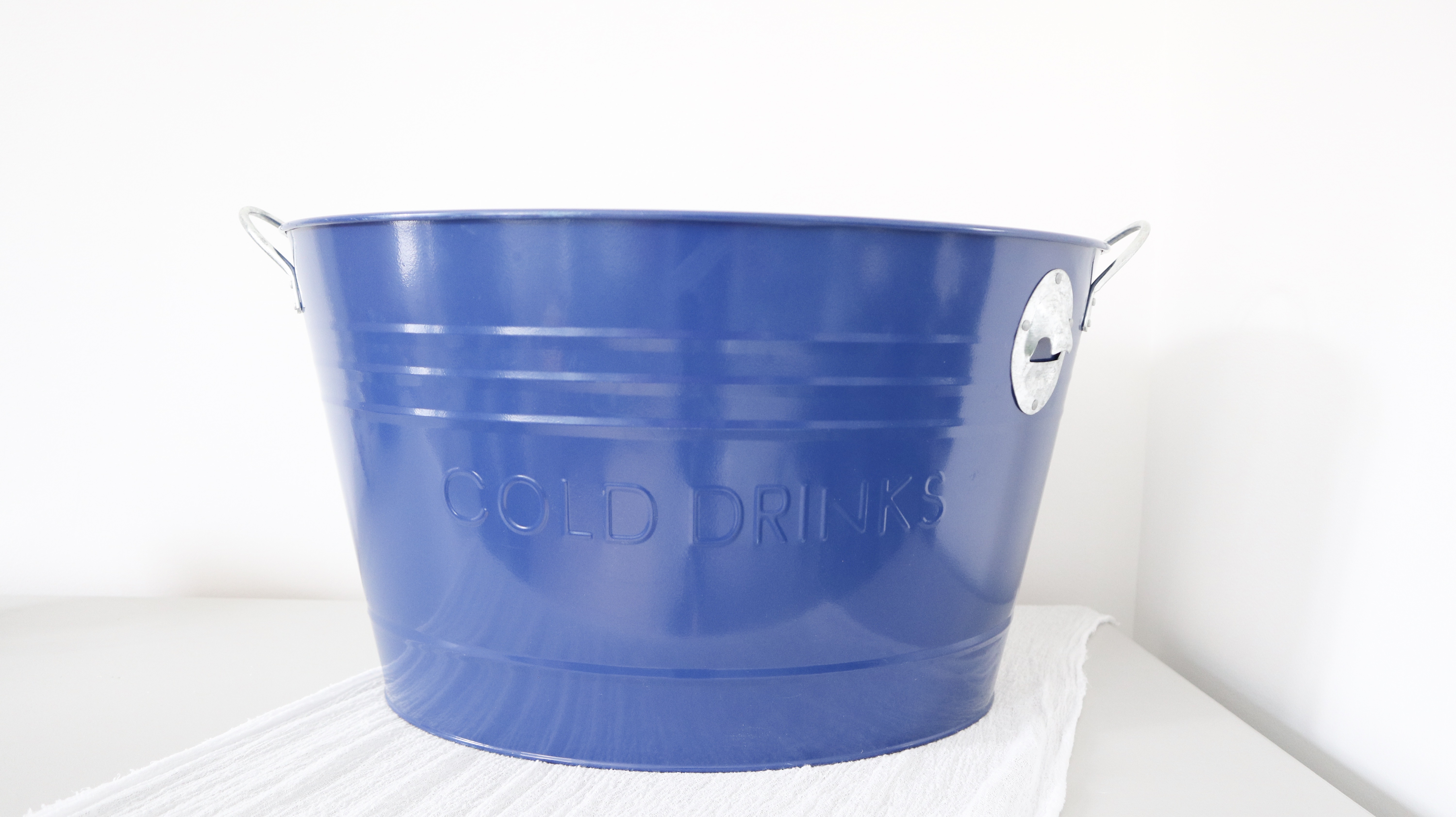Blue Drinks Bucket