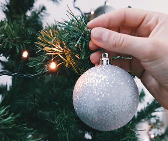 Christmas Tree Lights and Ornament