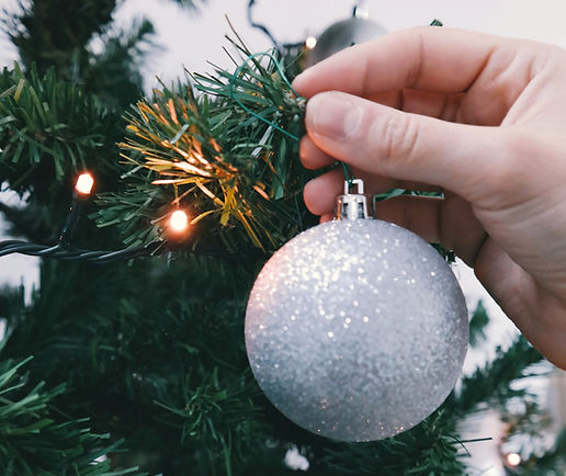 Christmas Tree Lights and Ornament