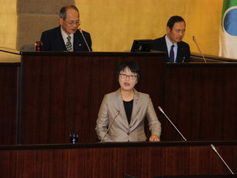 議会質問、終了しました。