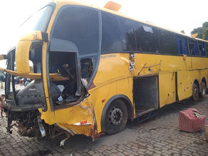 Acidente com ônibus que seguiria para o Sertão de Alagoas deixa uma pessoa morta